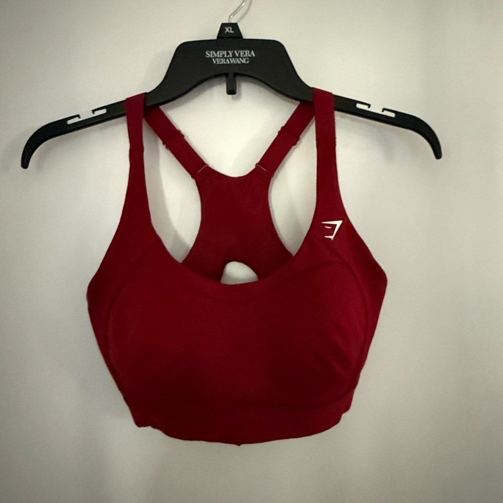 Gymshark Red Racerback Sports Bra